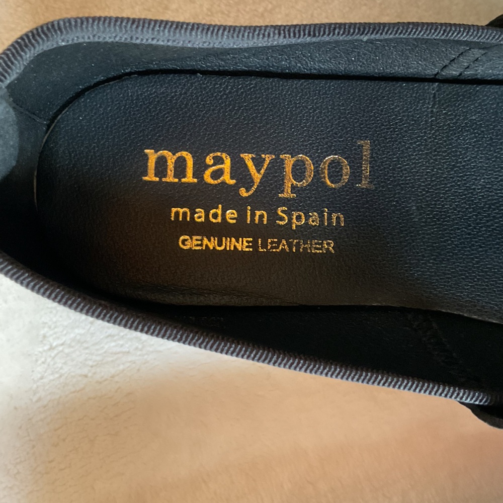 Maypol Anthropologie Rota Percival Mary Jane Flat in Bronze eu 40 - Picture 2 of 6